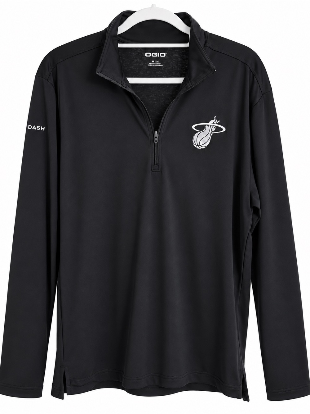 OGIO Miami Heat Black Quarter Zip Pullover Men’s Medium NBA